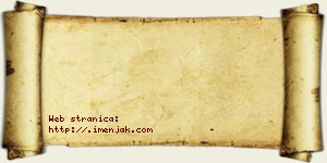 Jana Đokić vizit kartica